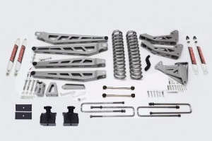 McGaughys 6" Phase 3 Powder Coated Silver Premium Lift Kit