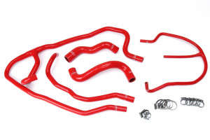 HPS Performance Red High Temp 4-ply Reinforced Silicone Intercooler Hose Kit