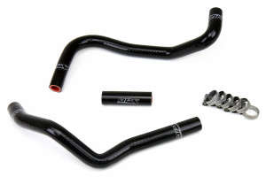 HPS Performance Black High Temp 4-ply Reinforced Silicone Intercooler Hose Kit