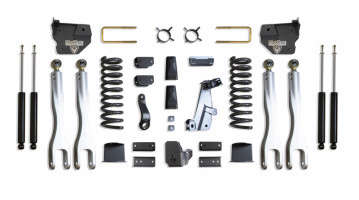 MaxTrac 8" Lift Kit With 4-Links/Shocks | Factory Rear Air Ride (14-18 Ram 2500 | 4WD | Diesel)
