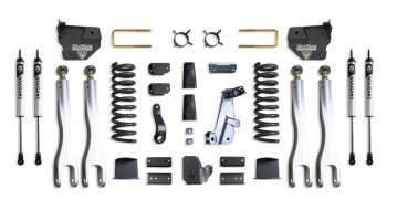 MaxTrac 8" Lift Kit With 4-Links/Vulcan Shocks | Factory Rear Air Ride (14-18 Ram 2500 | 4WD | Diesel)