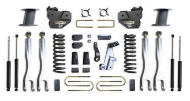 MaxTrac 8" Lift Kit With 4-Links/Shocks | Factory Rear Air Ride (13-18 Ram 3500 | 4WD | Diesel)
