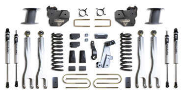 MaxTrac 8" Lift Kit With 4-Links/Vulcan Shocks | Factory Rear Air Ride (13-18 Ram 3500 | 4WD | Diesel)