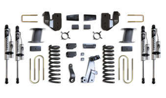MaxTrac 8" Lift Kit With Vulcan Reservoir Shocks | Factory Rear Air Ride (13-18 Ram 3500 | 4WD | Diesel)