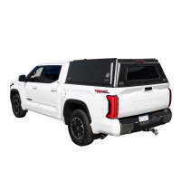 Overland Vehicle Systems Expedition Truck Cap W/ Full Wing Doors, Front/Rear Windows & 3rd Brake Light (22-25 Toyota Tundra | 5