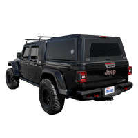 Overland Vehicle Systems Expedition Truck Cap W/ Full Wing Doors, Front/Rear Windows & 3rd Brake Light (20-25 Jeep Gladiator | 5