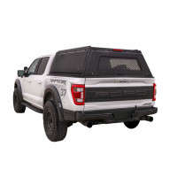 Overland Vehicle Systems Expedition Truck Cap W/ Full Wing Doors, Front/Rear Windows & 3rd Brake Light (21-25 Ford F-150 | 5