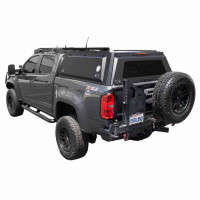 Overland Vehicle Systems Expedition Truck Cap W/ Full Wing Doors, Front/Rear Windows & 3rd Brake Light (15-22 Chevrolet Colorado | 5