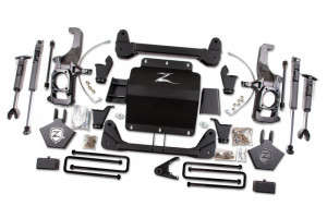 Zone Offroad 5" Lift Kit with Fox Shocks/Factory Overload (11-19 Chevrolet Silverado/GMC Sierra 2500/3500 HD | 4WD)