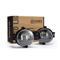 AlphaRex DoubleTap Dual Color LED Projector Fog Lights | No Bezel