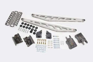 McGaughys Raw, Bare Metal, No Powder-Coat Traction Bar Kit