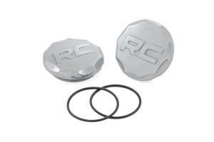 Rough Country Polished Aluminum Ball Joint Caps | Pair | Rough Country Control Arms