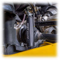 DRT Motorsports Hex Front Sway Bar Link Set, Black