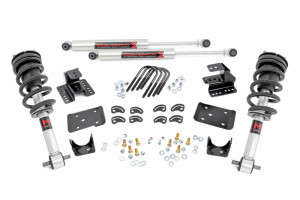 Rough Country 2 Inch Lowering Kit | 4 Inch Rear Lowering | M1 (14-18 Chevy Silverado 1500/GMC Sierra 1500 | 4WD)