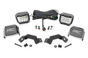Rough Country LED Light Kit | Ditch Mount | 3" OSRAM | Wide