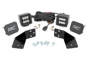 Rough Country LED Light Kit | Rear Mount | 2" Black Pair