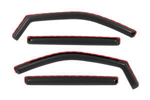 Rough Country 811924-RC Side Window Deflectors | In Channel Rain Guard ...