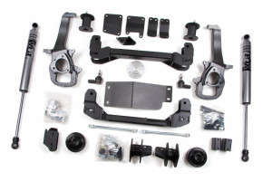 Zone 4" Lift Kit | 3" Rear Lift Spring for Tail High Rear End | Fox 2.0 Adventure Series Shocks (2012 Ram 1500 | 4WD)
