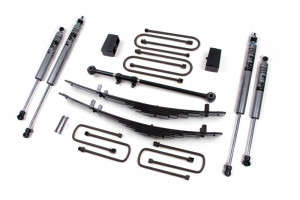 Zone 4" Suspension System | Fox 2.0 Adventure Series Shocks (00-05 Ford Excursion | 4WD)