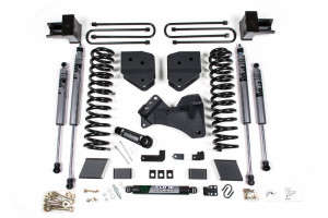 Zone 4" Lift Kit | 2 Leaf Spring Pack & Single Steering Stabilizer | Fox 2.0 Adventure Series Shocks (17-19 Ford F-250/F-350 Super Duty | 4WD | Diesel)