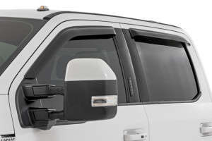 Rough Country Side Window Deflectors | Tape On Rain Guard