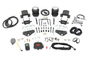 Rough Country Air Spring Kit W/ Compressor & Wireless Controller (23-25 Ford F-250/350 Super Duty | 4WD | Standard/Crew/Extended Cab)