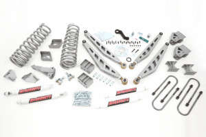 McGaughys 8" Powder Coated Silver Premium Lift Kit