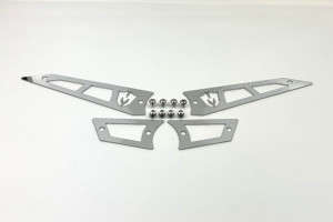 McGaughys Upper Control Arms Replacement Stainless Steel Badges