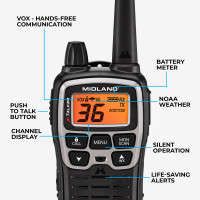 Midland Radio X-Talker FRS Walkie Talkie