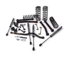 JKS Manufacturing 3.5" Lift Kit J-Konnect w/ STD Rate Coils & FOX 2.0 Adventure Series Shock (18-25 Jeep Wrangler)