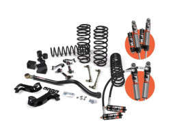JKS Manufacturing 3" Lift Kit J-Krawl w/ Fox 2.5 Performance Elite Shock (21-25 Jeep Wrangler | Diesel | 4 Door)