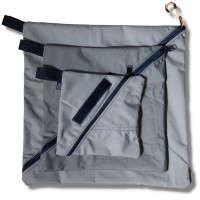 23Zero Up-Cycled Diagonal Zipping Gear Bag 3 Pack