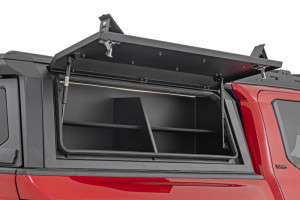 Rough Country Bed Cap Side Shelf Storage Bin | Passengers Side (16-26 Toyota Tacoma)