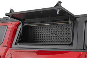 Rough Country Bed Cap Molle Panel Side Storage Bin | Drivers Side (16-26 Toyota Tacoma)