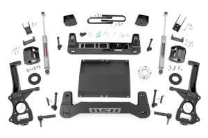 Rough Country 6 Inch Lift Kit | Mono Leaf Rear (25-26 Chevy Silverado 1500 | RWD | 2.7L/3.0L | Gas/Diesel)