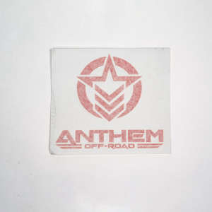 Anthem Off-Road 6" Vinyl Anthem Vertical Logo