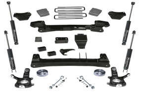 SUPERLIFT 6" Lift Kit Knuckle Kit w/ Superlift Shocks (99-06 Chevrolet/GMC Silverado/Sierra 1500 | 4WD), part of Custom Offsets collection of Superlift Suspension Kits