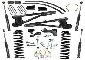 SUPERLIFT 8" Lift Kit Replacement Radius Arms w/ Superlift Shocks (08-10 Ford F-250/F-350 Super Duty | 4WD | Diesel), part of Custom Offsets collection of Superlift Suspension Kits