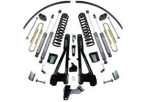 SUPERLIFT 8" Lift Kit Replacement Radius Arms w/ Bilstein Shocks (11-16 Ford F-250/F-350 Super Duty | 4WD | Diesel), part of Custom Offsets collection of Superlift Suspension Kits