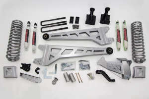 McGaughys 6" Powder Coated Silver Premium Lift Kit