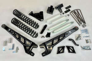 McGaughys 6" Powder Coated Black Premium Lift Kit