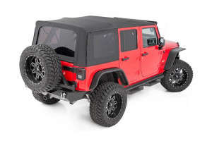 Rough Country Soft Top | Black Denim (10-18 Jeep Wrangler JK | 2 Door)