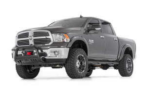 Rough Country 3" Suspension Lift Kit With Strut Spacers & N3 Rear Shocks For Ram 1500 4WD (2012-2018) - Silver Upper Control Arms