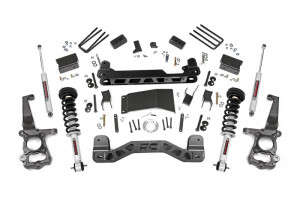 Rough Country 4" Lift Kit | Lifted Struts | N3 Shocks (15-20 Ford F-150 | 4WD)