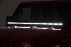 Rough Country Black Series LED Light Bar | 50" | Single Row (18-23 Jeep Wrangler JL/20-23 Gladiator JT)