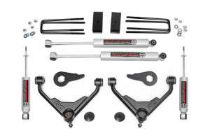 Rough Country 3" Lift Kit | GM RPO Code: FT | N3 Shocks (99-10 Chevy Silverado/GMC Sierra 2500/01-10 3500 | 2WD/4WD)