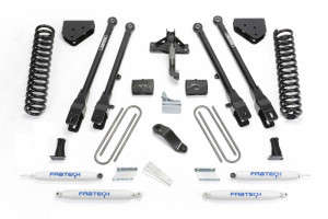 Fabtech 4" 4 Link System w/ Performance Shocks | 08-16 Ford F-250/F-350 4WD