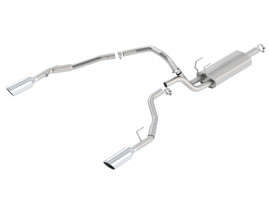 Borla Cat-Back Exhaust System S-Type | Bright Chrome On Stainless Steel Tips | 3" Inlet to 2.5" Outlet (09-20 Ram 1500 |5.7L | V8)