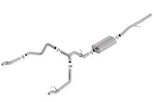 Borla Cat-Back Exhaust System Touring Stainless Steel (19-24 Chevrolet Silverado 1500/GMC Sierra 1500 | 5.3L | V8)