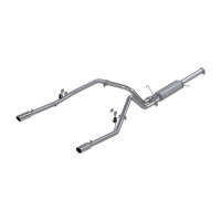 MBRP Armor Lite Dual Split Rear Exit Cat Back Exhaust | 2.5" Diameter | Aluminized Steel (04-05 Dodge Ram 1500 | 5.7L Hemi | Standard/Crew Cab)